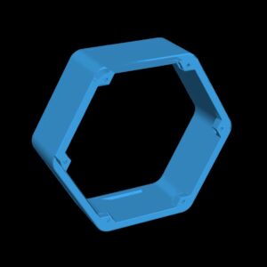 Bookshelf Hexagon v1Bookshelf Hexagon v1 3D model preview