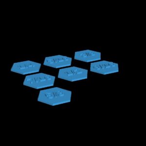 Toolbox Labels HEX SAE Set 3D model preview